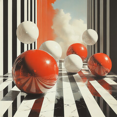 3d shapes abstract 
