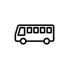 Bus icon vector illustration. bus sign and symbol. transport symbol