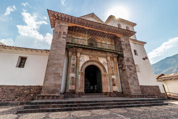 Saint Peter the Apostle church in Andahuaylillas village, Peru