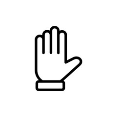 Hand icon vector illustration. hand sign and symbol. hand gesture