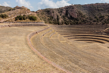 View of Moray terraces, Peru