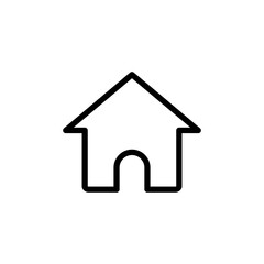Home icon vector illustration. House sign and symbol