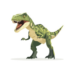 Fototapeta premium Ferocious Wild Beast Animal Raptor Dinosaur Vector Design