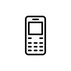 Phone icon vector illustration. Call sign and symbol. telephone symbol
