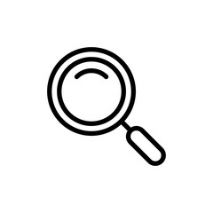 Search icon vector illustration. search magnifying glass sign and symbol