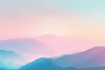 Obraz premium sunrise in the mountains