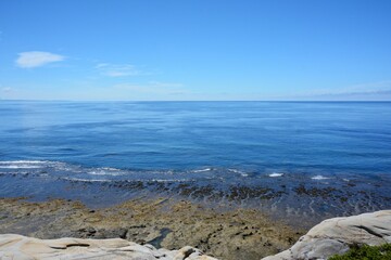 渡嘉敷島の阿波連岬から眺めた海