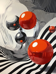 3d shapes abstract 