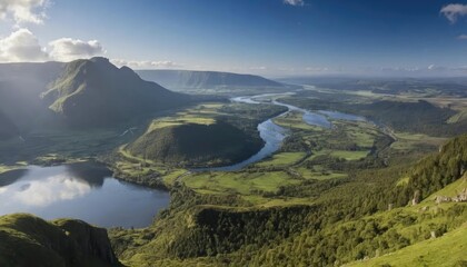 view of the mountains