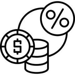 Interest rate Icon