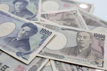 Japanese banknote yen, Japanese money