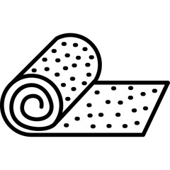 Yoga Mat Icon