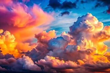 Dramatic Colorful Sunset Clouds