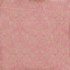 Paper vintage damask and baroque, floral seamless ornamental pattern fabric background 