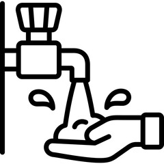 hand wash wudlu icon