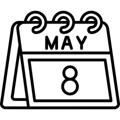 8th May Icon
