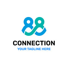 Human Together Meeting Dating Connection Logo Vector Abstract Illustration Icon Design Template Element 