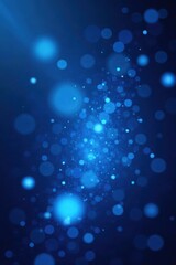 Blurred blue particles, luminous abstract Mystical, ethereal glow , art, sky