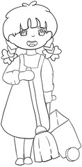 Coloring book Environmental Cleaning Activities