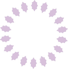 round frame for your design or text