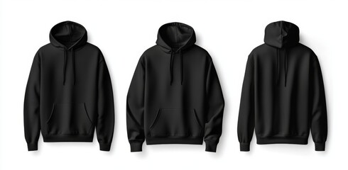 Blank Black Hoodies (1)