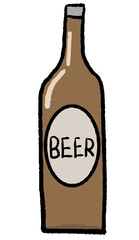 ビール瓶（線あり）