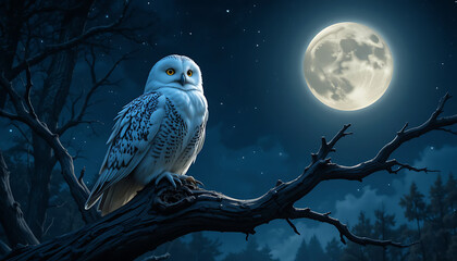 Silent Guardian The Owl in the Night