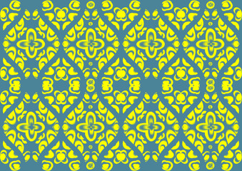 seamless pattern with abstract geometric shapes.  Colorful square textile and ceramic floor design. Geometry shape abstract tie-dye wallpaper. Aztec style and Folk embroidery. Fabric texture concept.