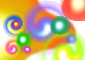 Abstract Idea of painted watercolor wallpaper or background. Backdrop of psychology emotion and confusion feeling.  