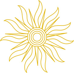 Elegant Boho Sun Element Set