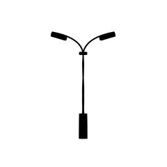 street lamp silhouette