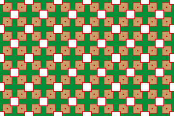 Seamless pattern with geometric shape | New shape modern pattern background | Texture line pattern design with gradient color