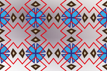 Seamless pattern with geometric shape | New shape modern pattern background | Texture line pattern design with gradient color