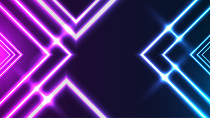 3D rendering of glowing lines on a black background