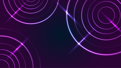 Abstract purple light flare sphere effect