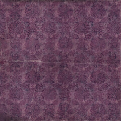 Paper vintage damask and baroque, floral seamless ornamental pattern fabric background 