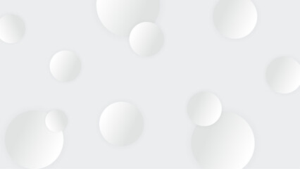 Premium white business wallpaper with circle round design