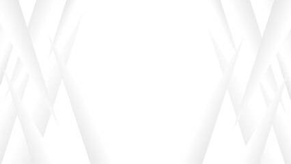 White abstract background in 3d paper style