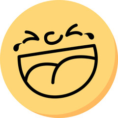 Happy Laugh Emoji April Fools Element