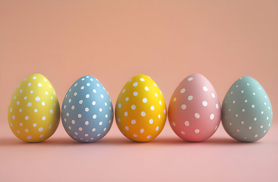 colorful easter eggs