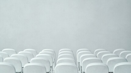 Fototapeta premium Row of Desks Facing the Front A teacher lecturing to a class of students seated in rows of desks, emphasizing traditional teaching methods.