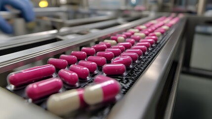 automated pharmaceutical manufacturing lab producing high-quality medicines.
