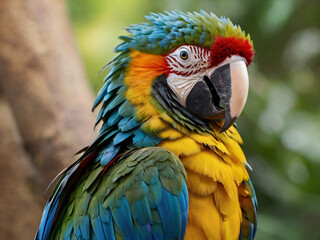 Obraz premium blue and yellow macaw