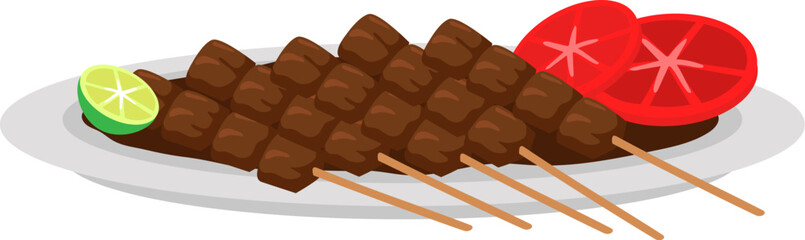 Indonesia Food Illustration