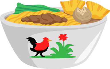 Indonesia Food Illustration