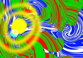 Abstract Idea of painted watercolor wallpaper or background. Backdrop of psychology emotion and confusion feeling.