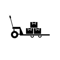 Hand pallet jack icon Vector flat, trendy style illustration for web and app..eps