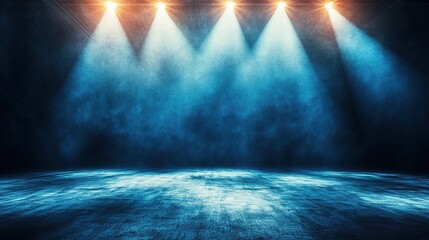 Obraz premium Textured Sports Arena Background with Dramatic Lighting Effects