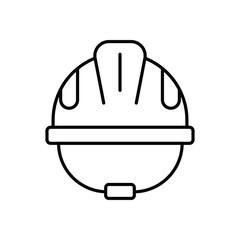 Helmet vector icon 