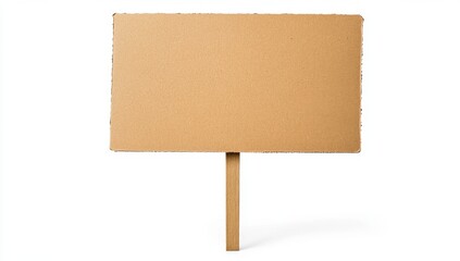 Blank cardboard protest sign (1)